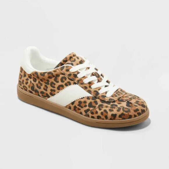 Spencer Fashion Sneakers with Memory Foam Insole - Universal Thread Leopard 8.5 - Picture 1 of 5